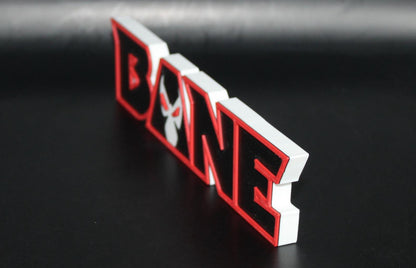 Bane 3D printed Comic Logo Art