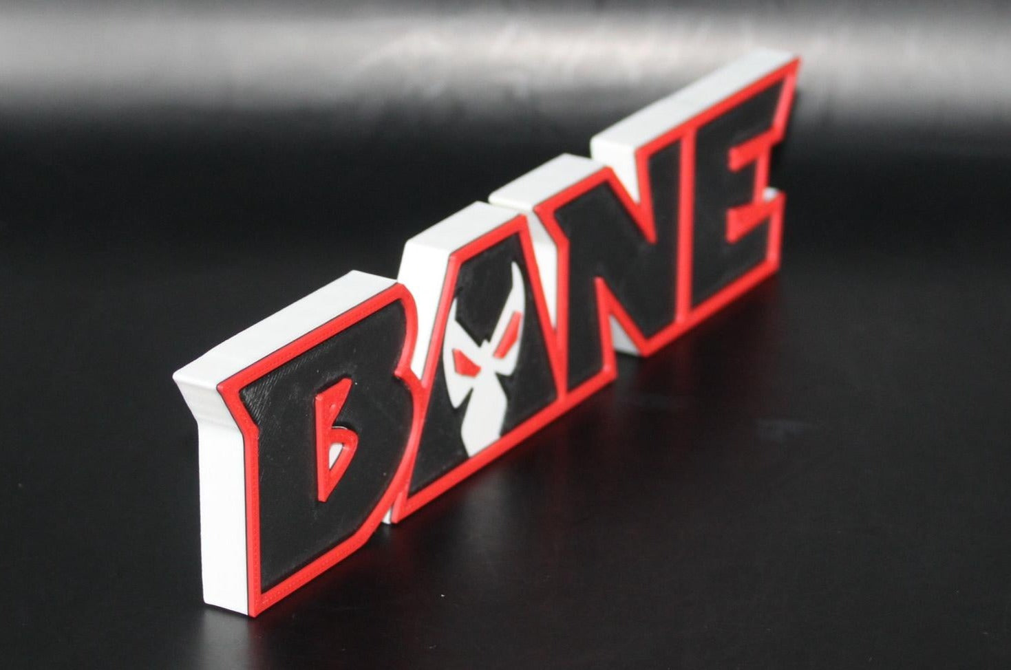 Bane 3D printed Comic Logo Art