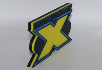 Mutant X 3D printed Comic Logo Art