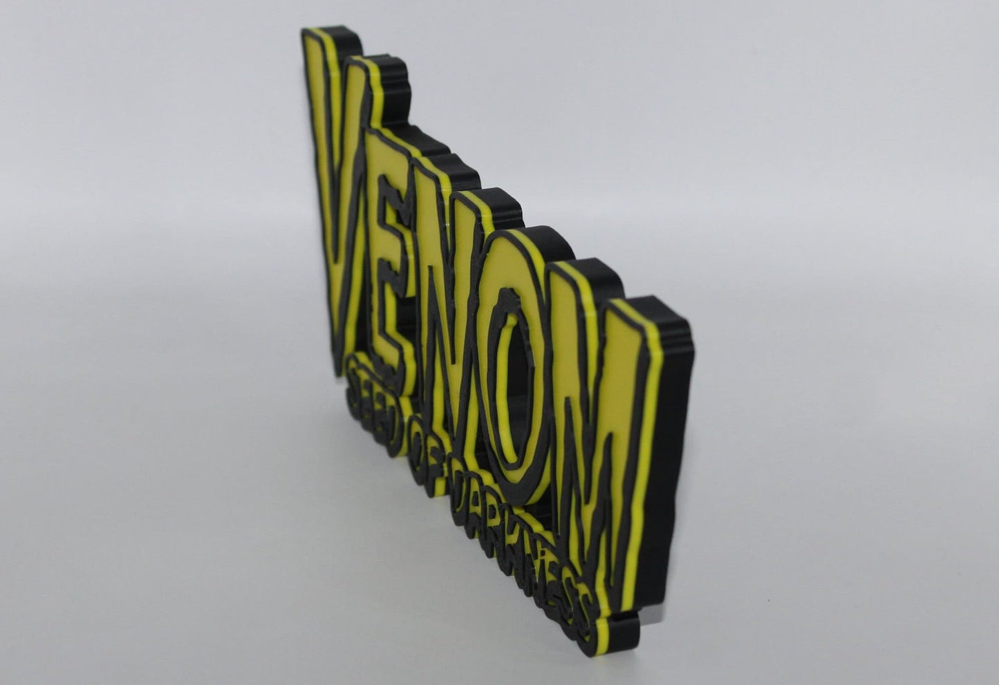 Venom 3D printed Comic Logo Art