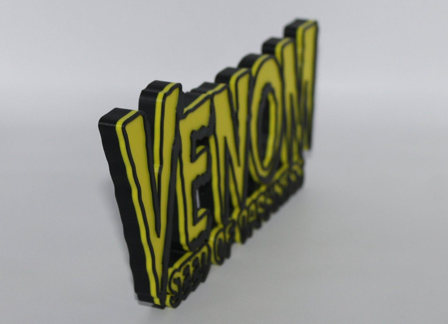 Venom 3D printed Comic Logo Art