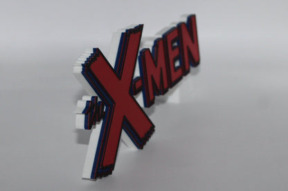 X-Men 3D printed Comic Logo Art