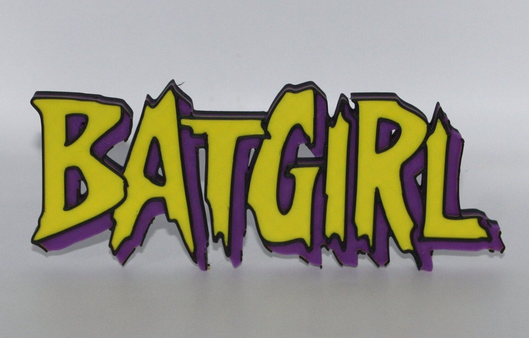 Batgirl 3D printed Comic Logo Art