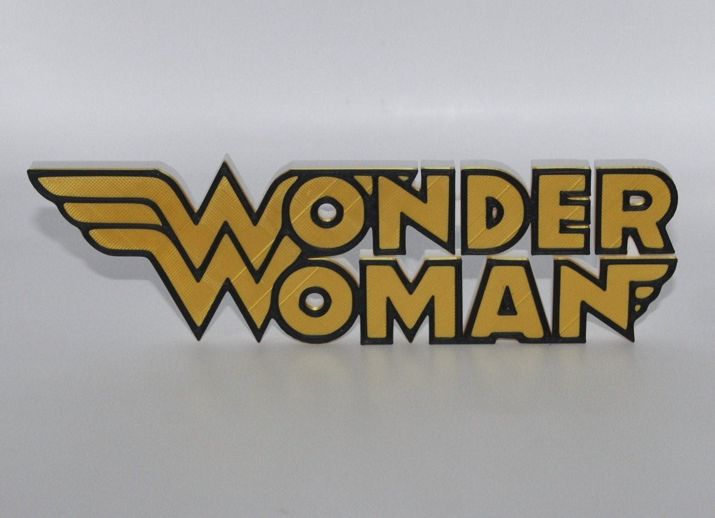 Wonder Woman 3D printed Comic Logo Art