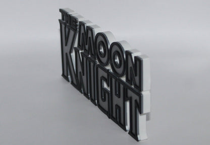 Moon Knight 3D printed Comic Logo Art