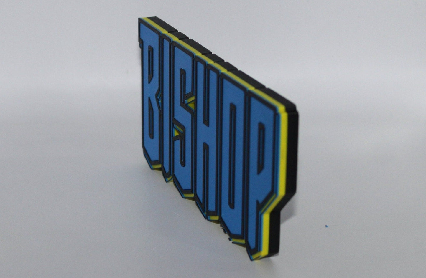 Bishop 3D printed Comic Logo Art