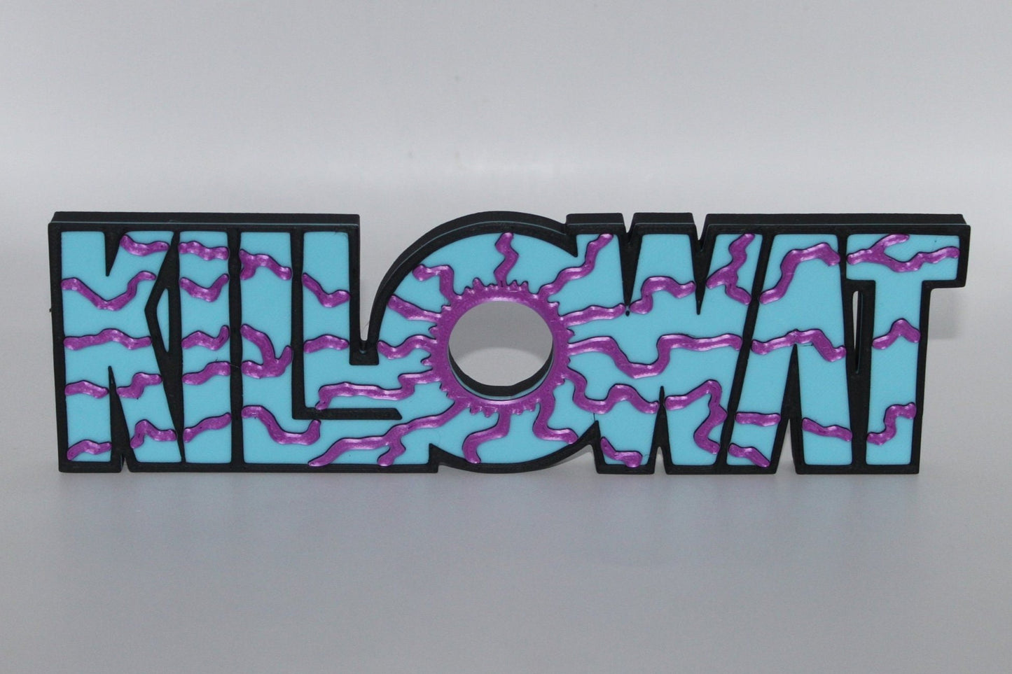 Killowat 3D printed Comic Logo Art