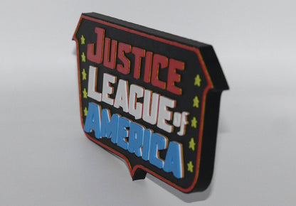 Justice league of America 3D printed Comic Logo Art