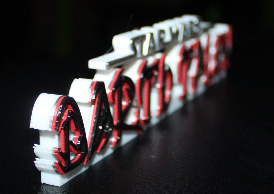 Darth Talon 3D printed Logo Art