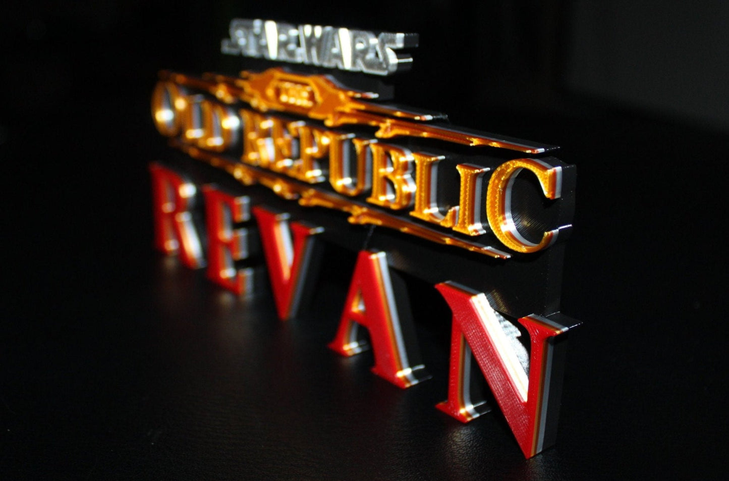 Revan, Knights of the old republic, Star Wars 3D printed Logo Art