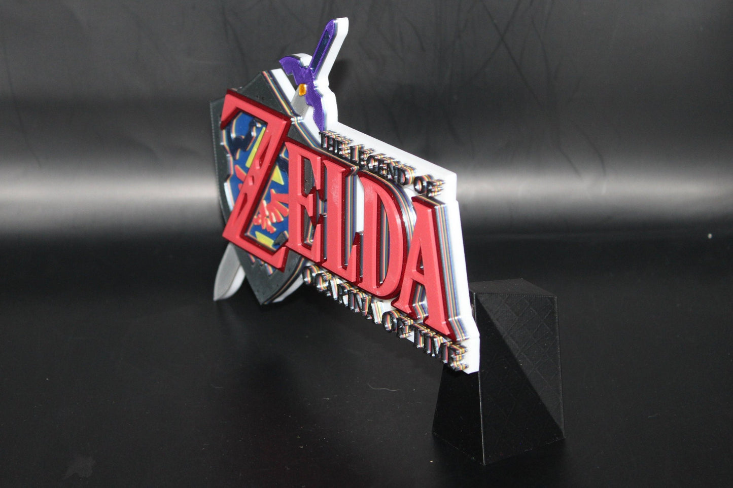 The Legend Of Zelda Ocarina Of Time 3D printed Logo Art