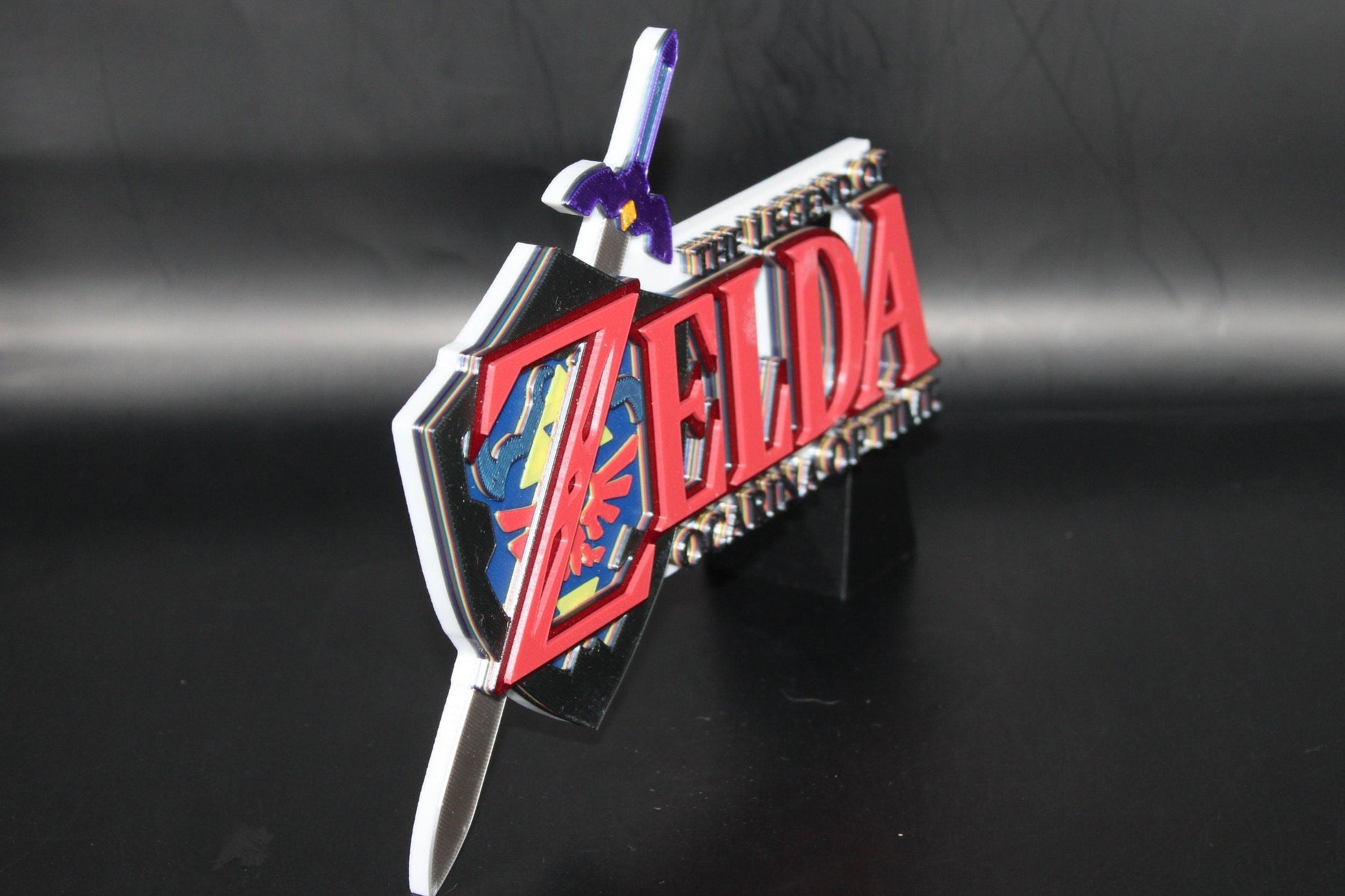 The Legend Of Zelda Ocarina Of Time 3D printed Logo Art