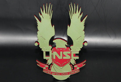 Halo, UNSC, United Nations Space Command 3D printed Logo Art