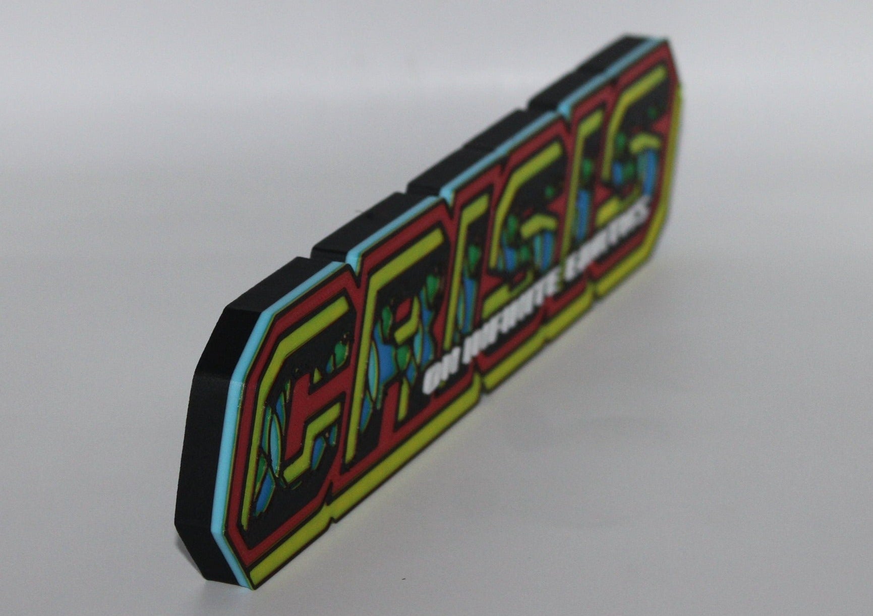 Crisis on infinite earths 3D printed Comic Logo Art