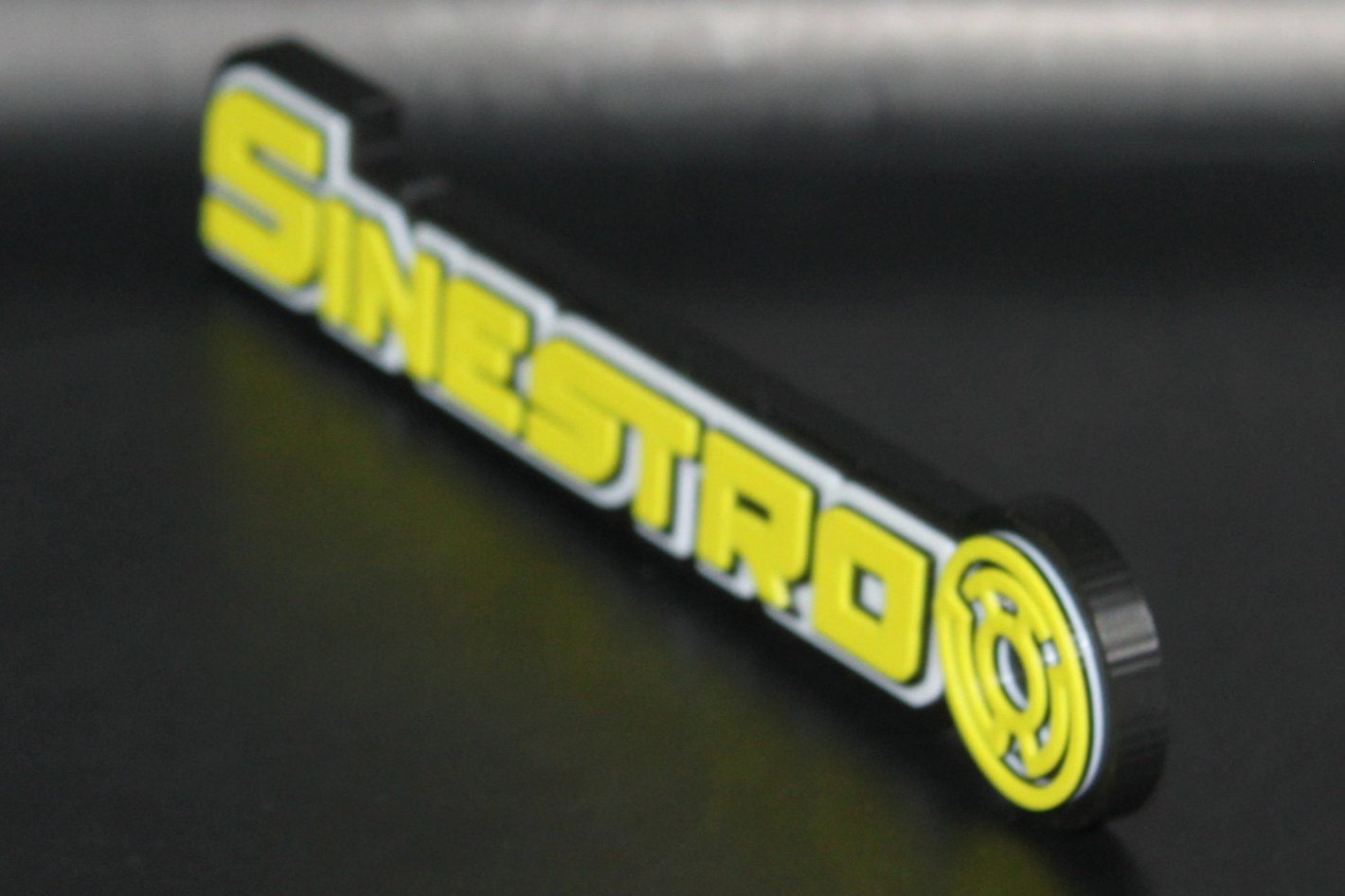 Sinestro 3D printed Comic Logo Art