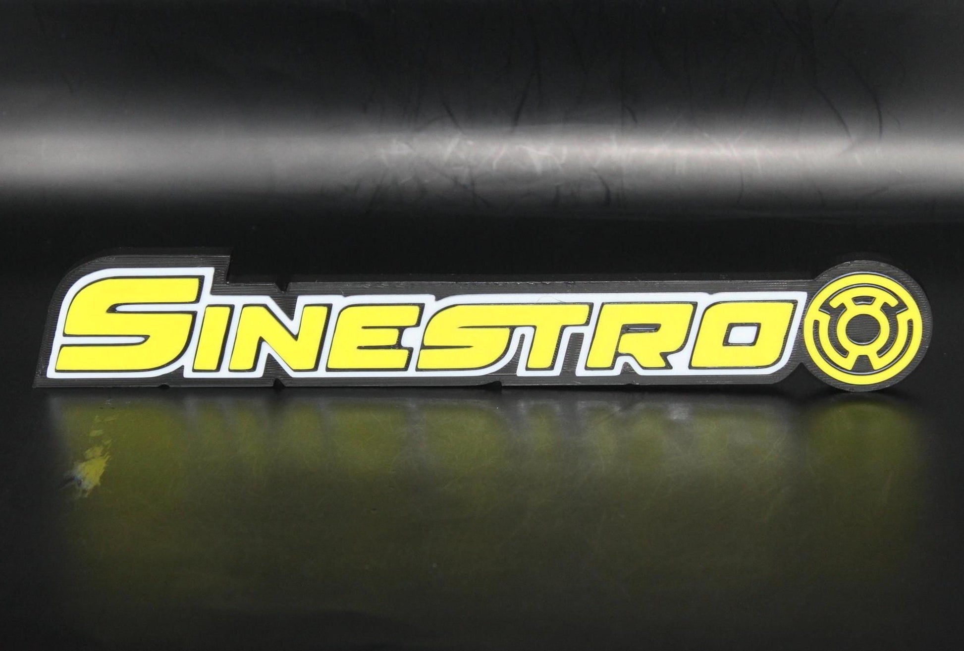 Sinestro 3D printed Comic Logo Art