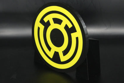 Sinestro 3D printed Comic Logo Art