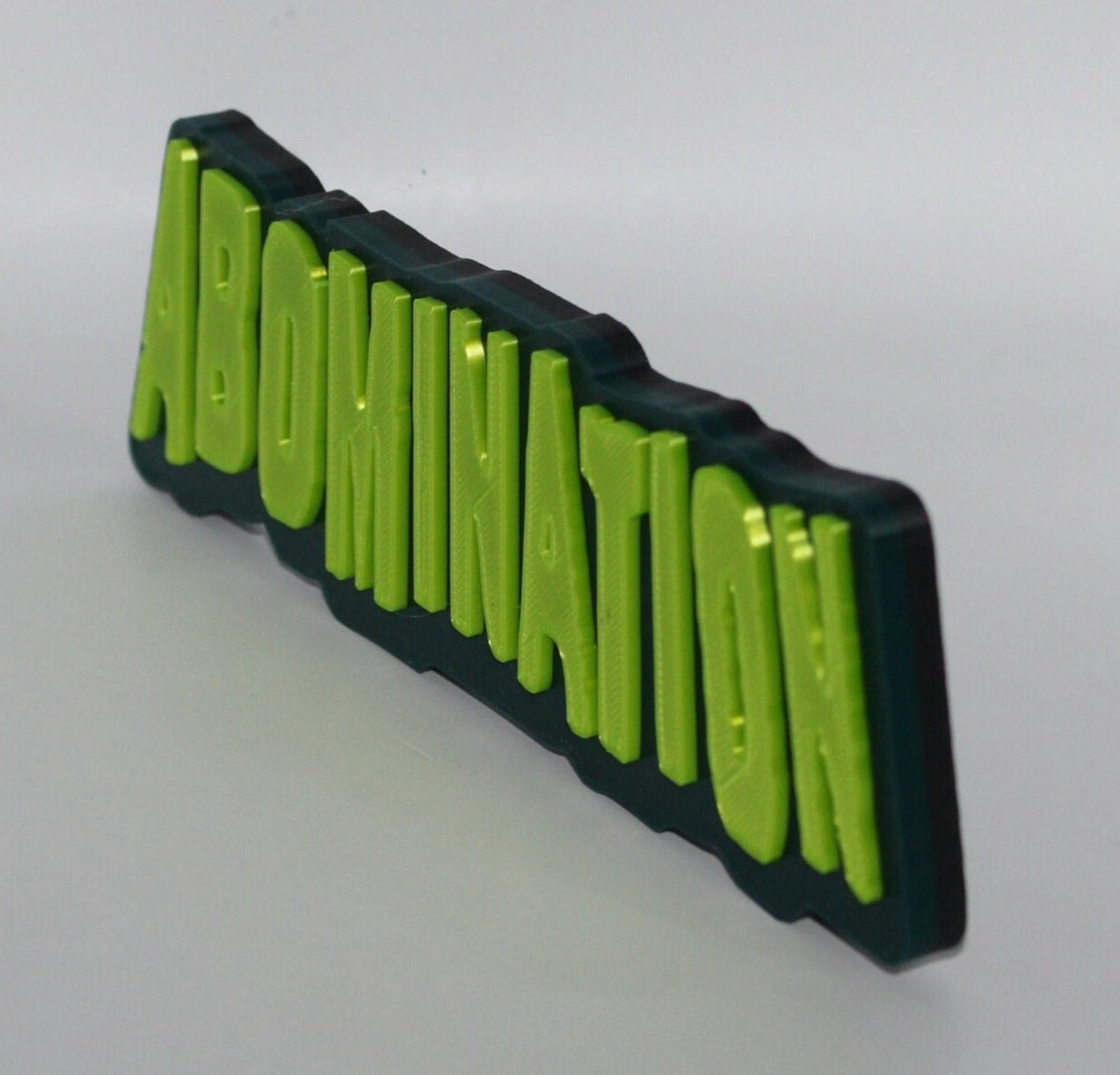 Abomination 3D printed Comic Logo Art