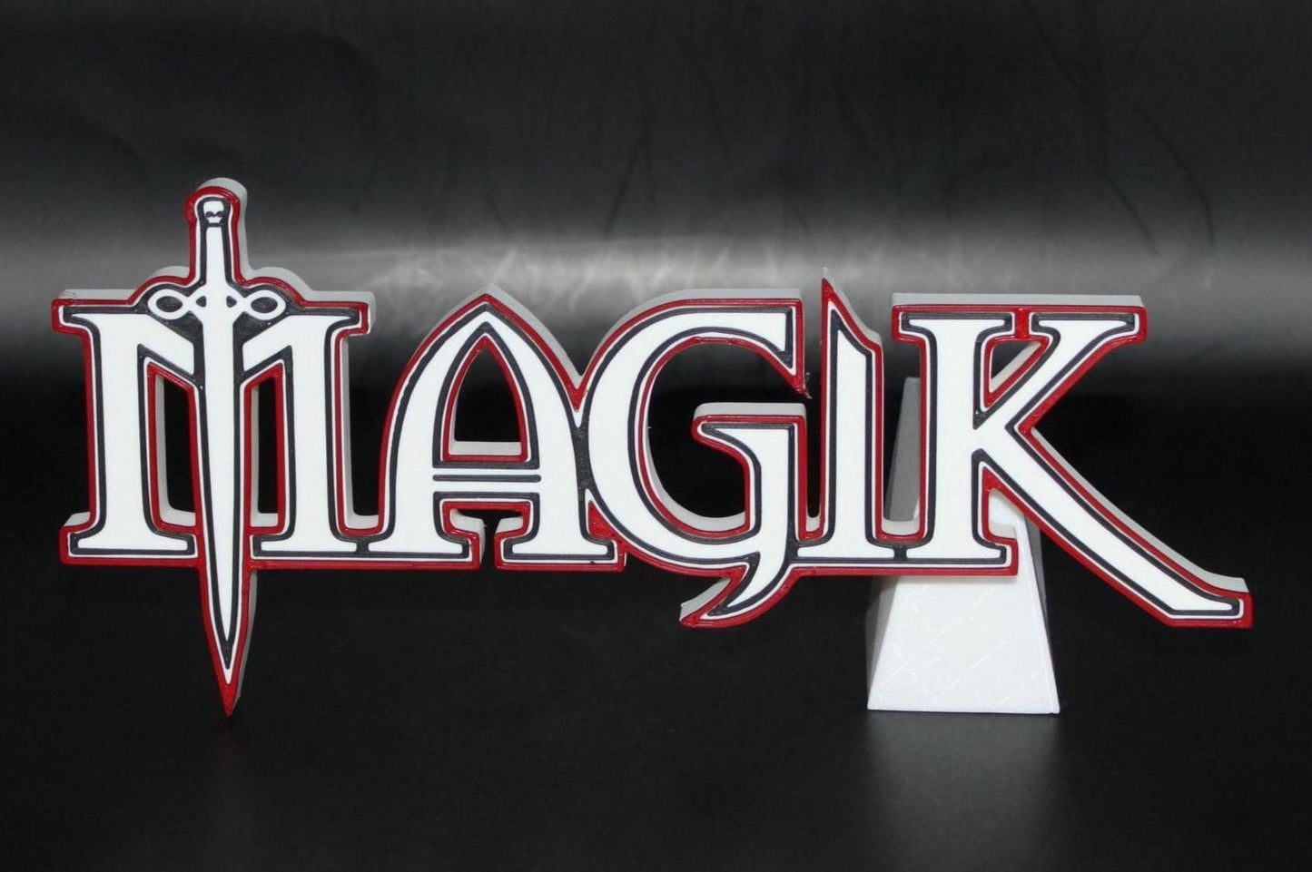 Magik 3D printed Comic Logo Art