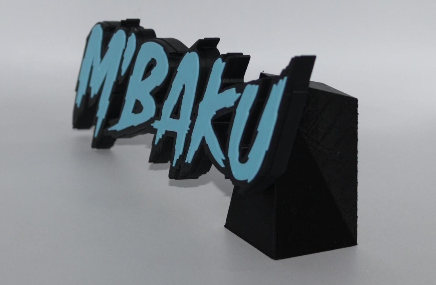 M'Baku 3D printed Comic Logo Art