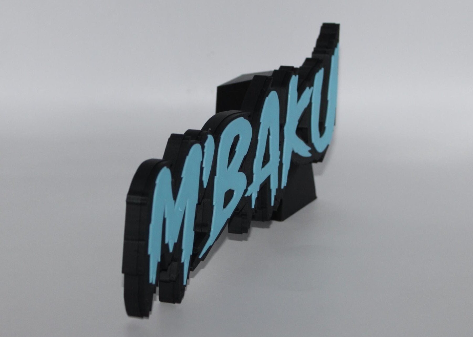 M'Baku 3D printed Comic Logo Art