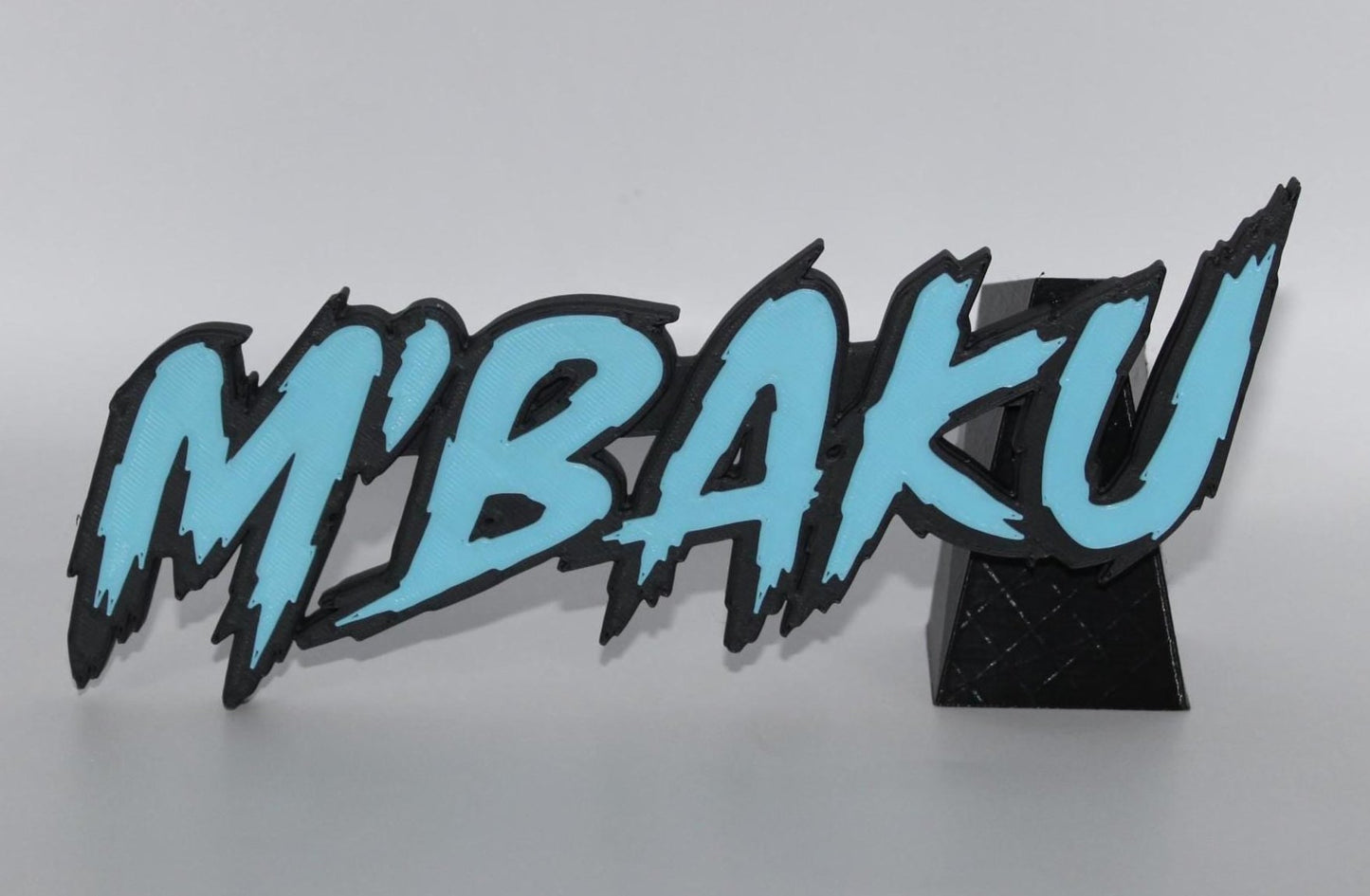 M'Baku 3D printed Comic Logo Art