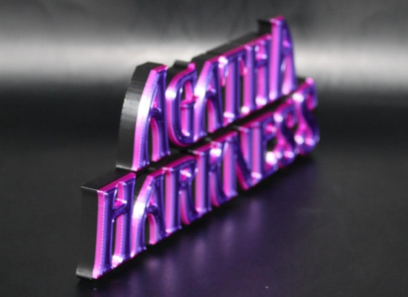 Agatha Harkness 3D Printed Logo Art