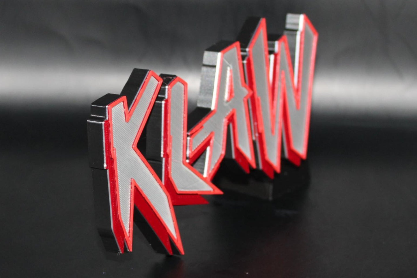 Klaw 3D printed Comic Logo Art