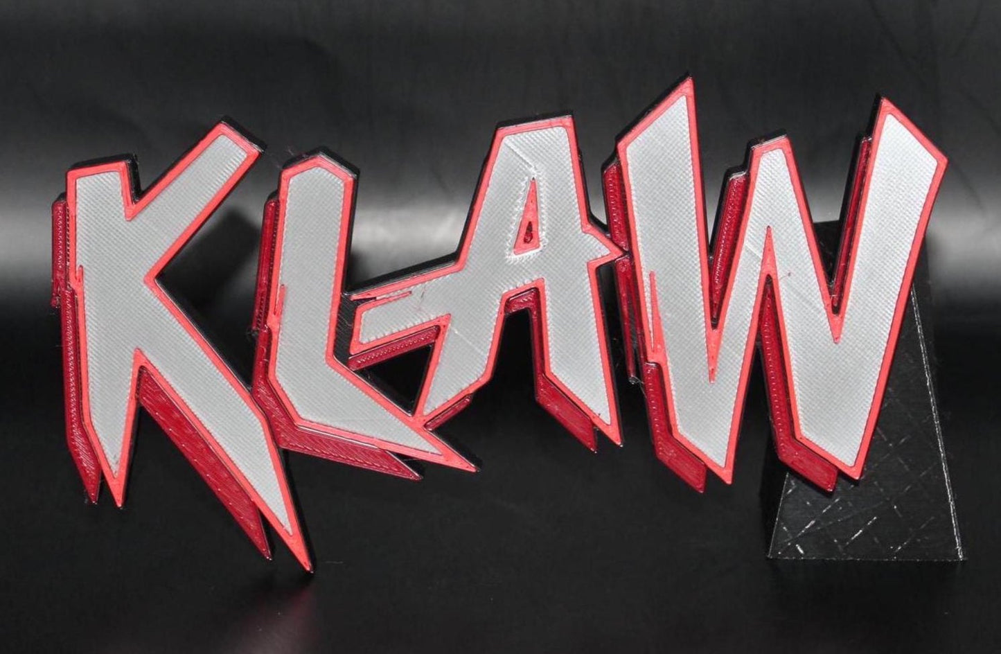 Klaw 3D printed Comic Logo Art