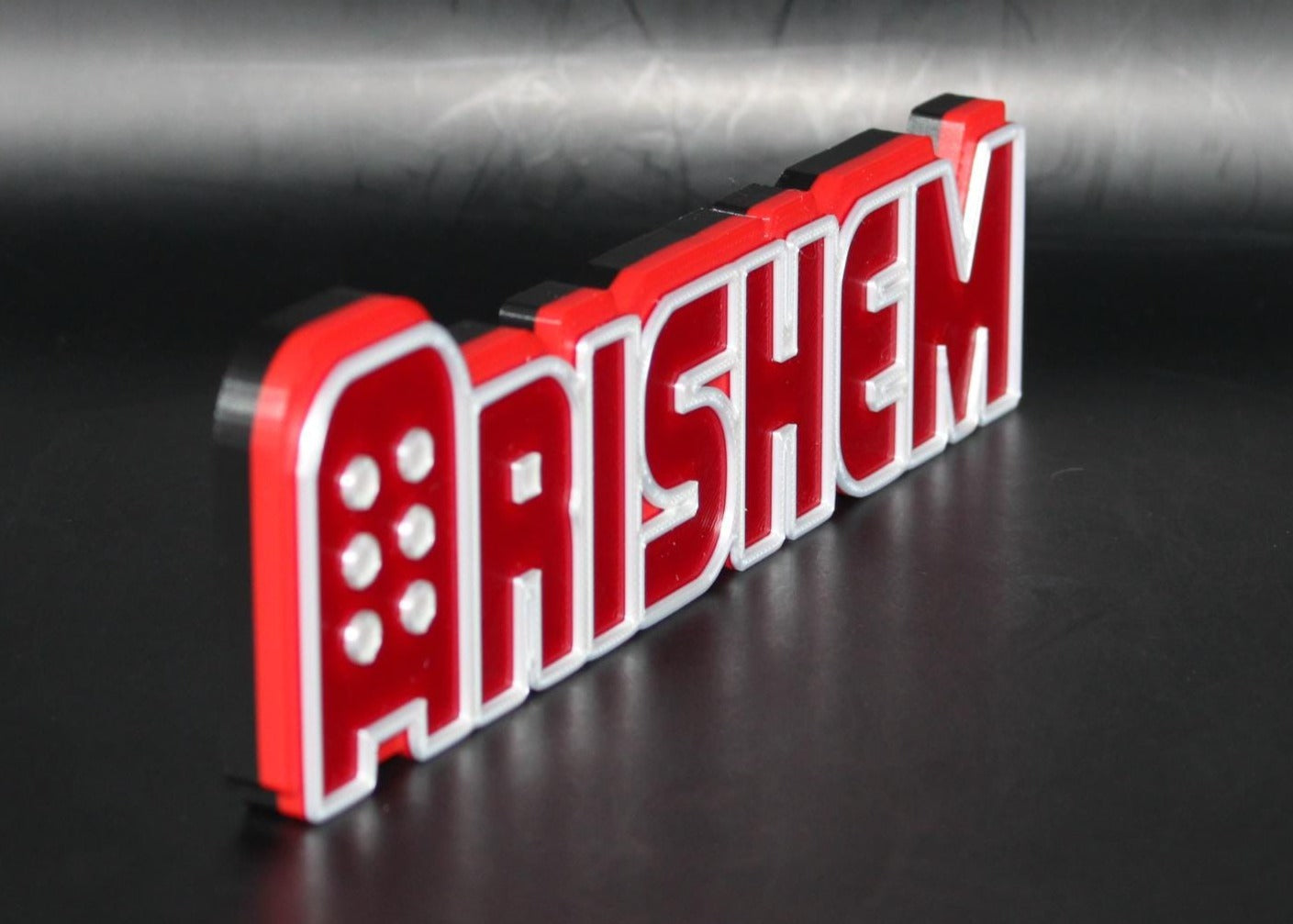 Arishem 3D printed Comic Logo Art