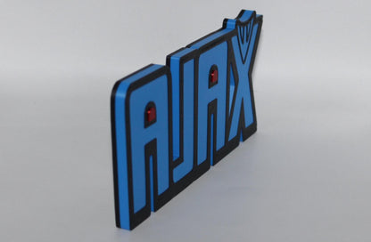 Ajax 3D printed Comic Logo Art