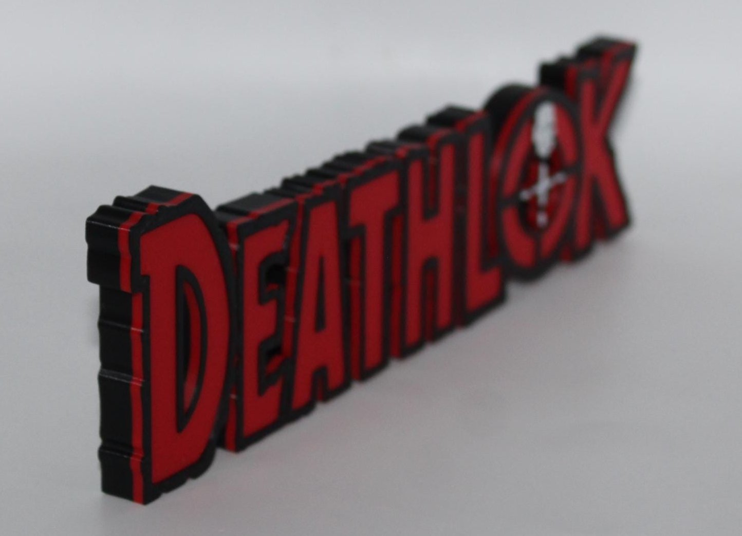 Deathlok 3D printed Comic Logo Art