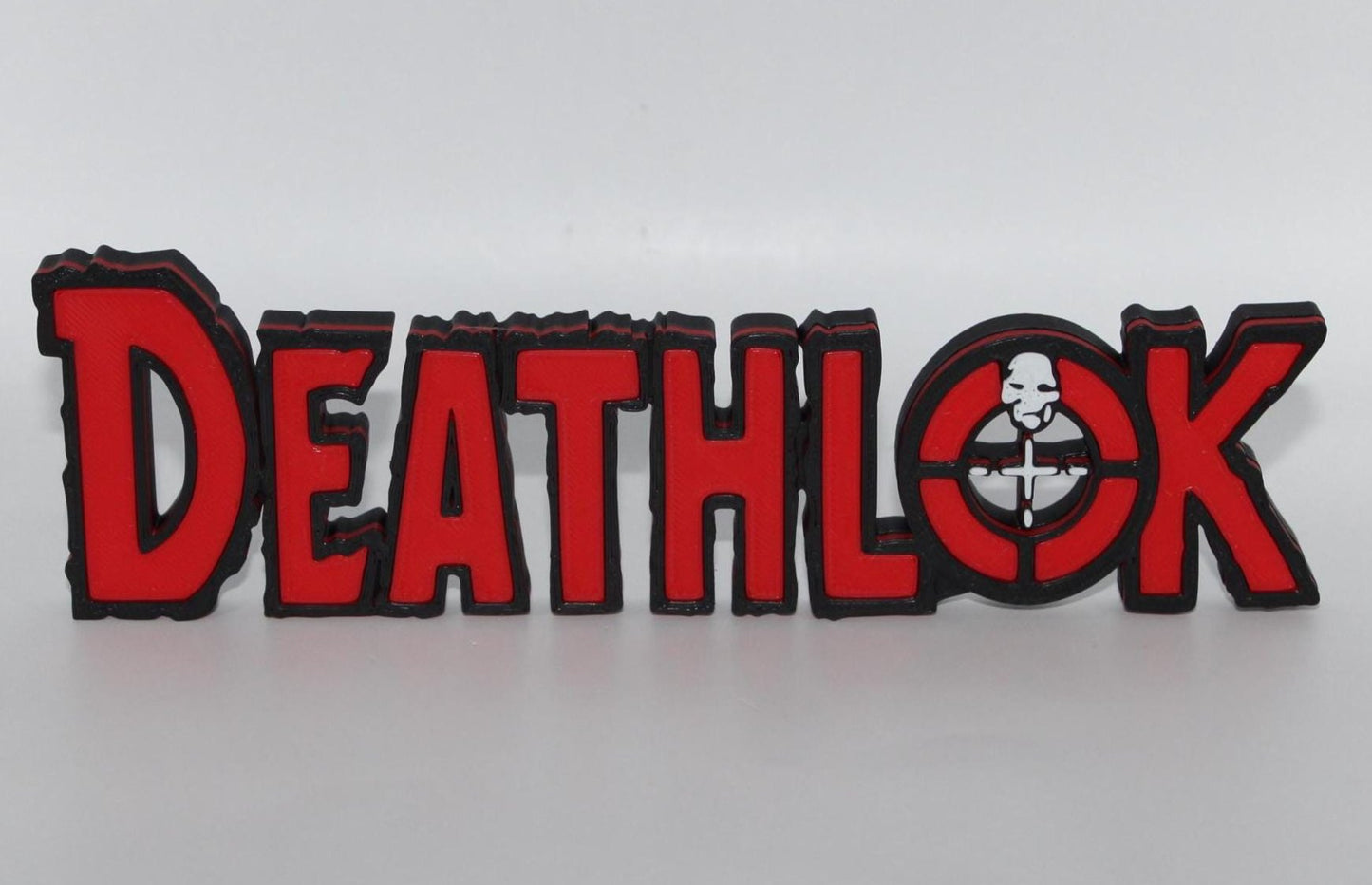 Deathlok 3D printed Comic Logo Art