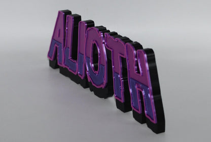 Alioth 3D printed Comic Logo Art