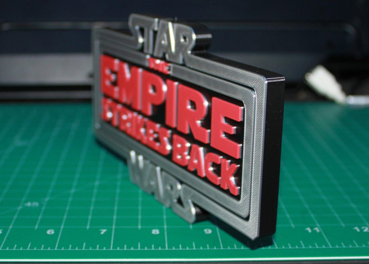 Star Wars The Empire Strikes Back 3D printed Logo Art