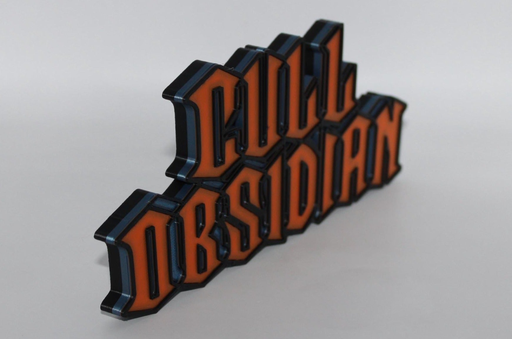 Cull Obsidian 3D printed Comic Logo Art