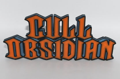 Cull Obsidian 3D printed Comic Logo Art