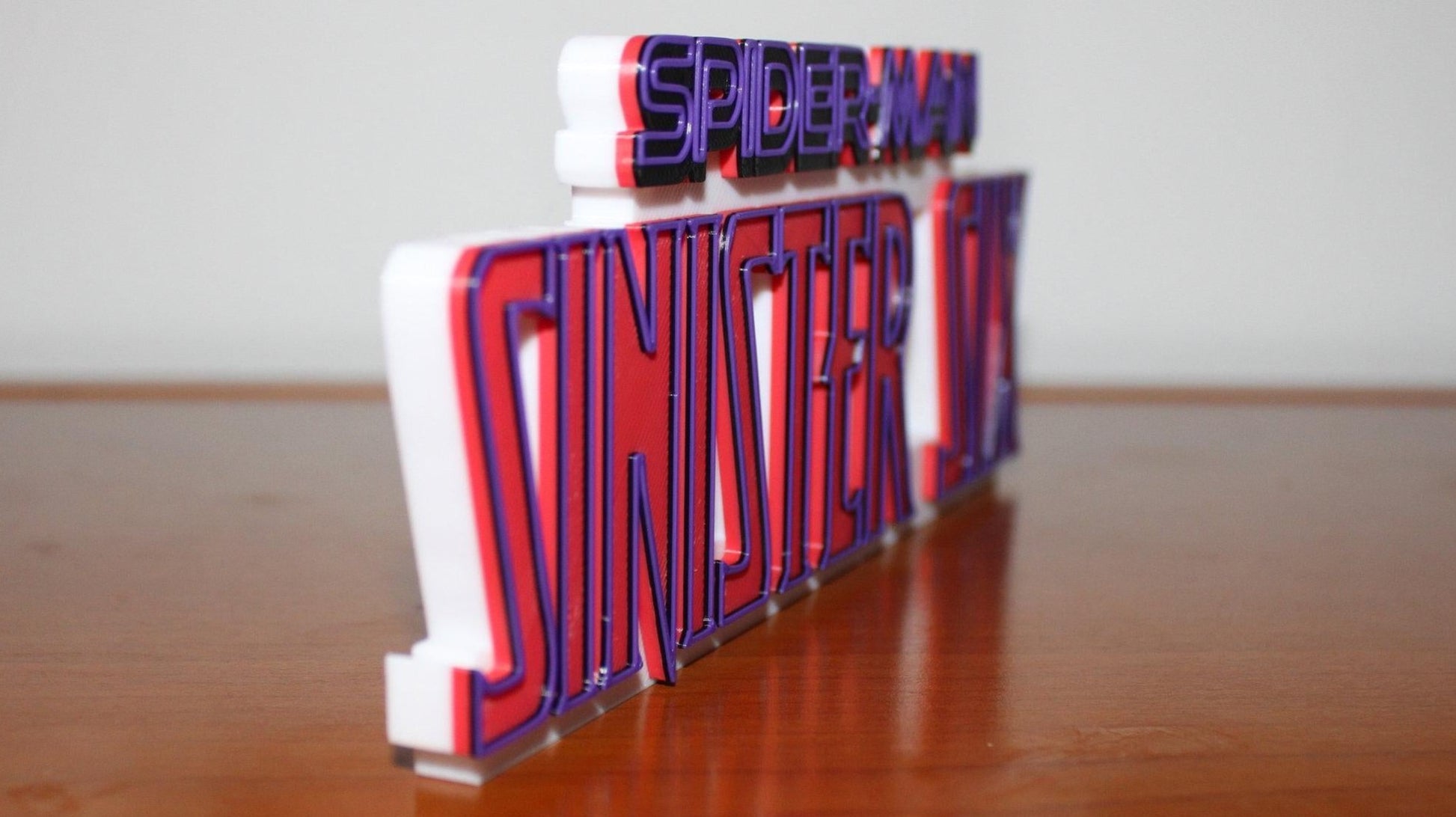 Sinister Six 3D printed Comic Logo Art