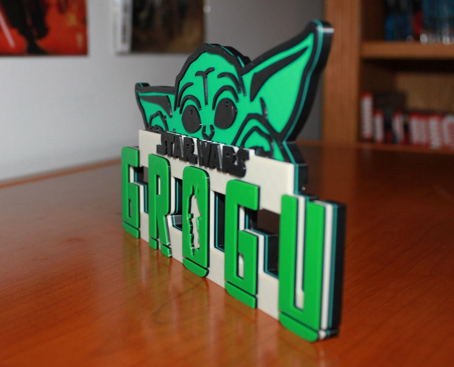 Grogu 3D printed Logo Art