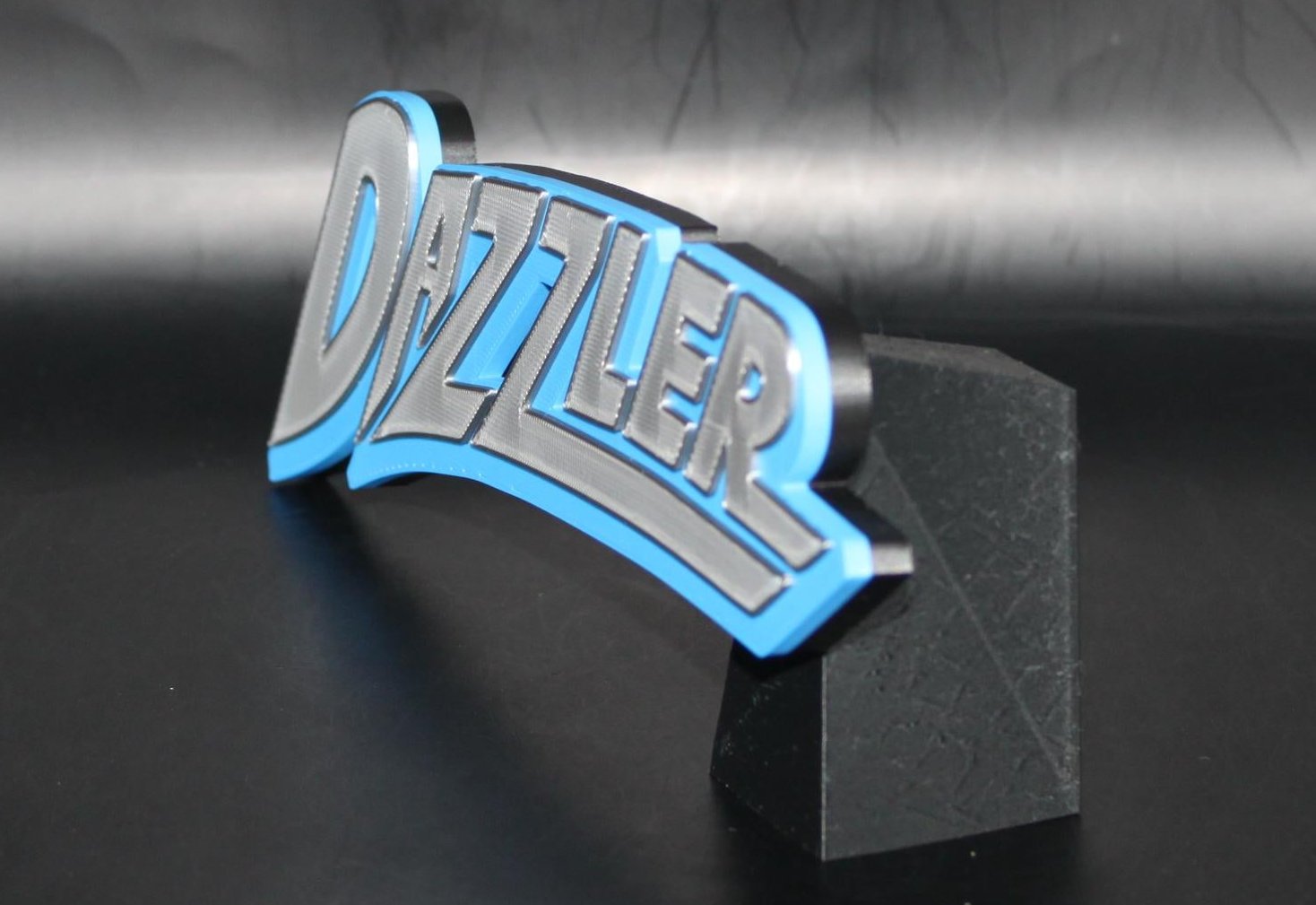 Dazzler 3D printed Comic Logo Art