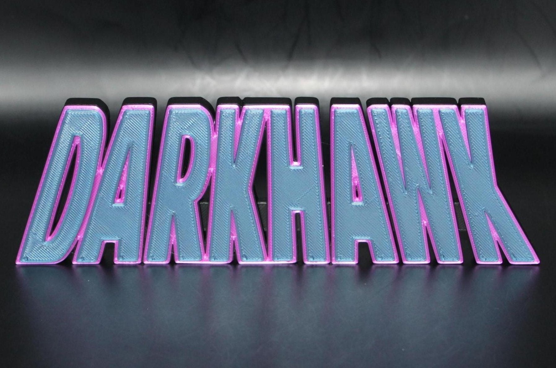 Darkhawk 3D printed Comic Logo Art