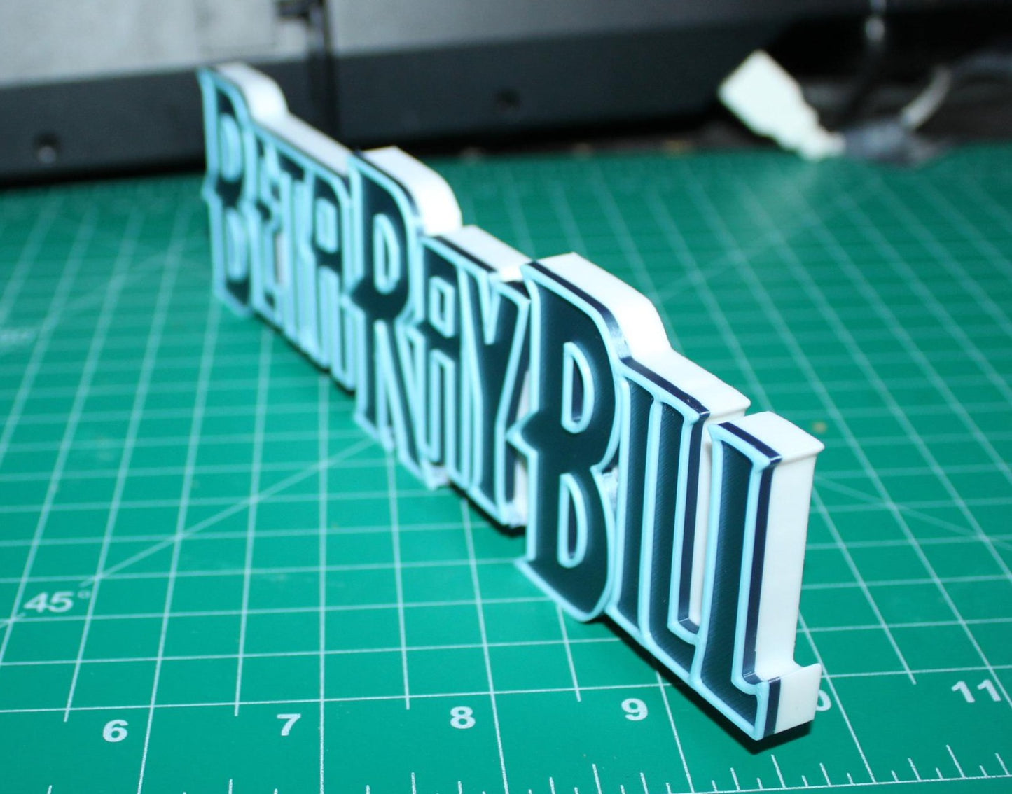 Beta Ray Bill 3D printed Comic Logo Art