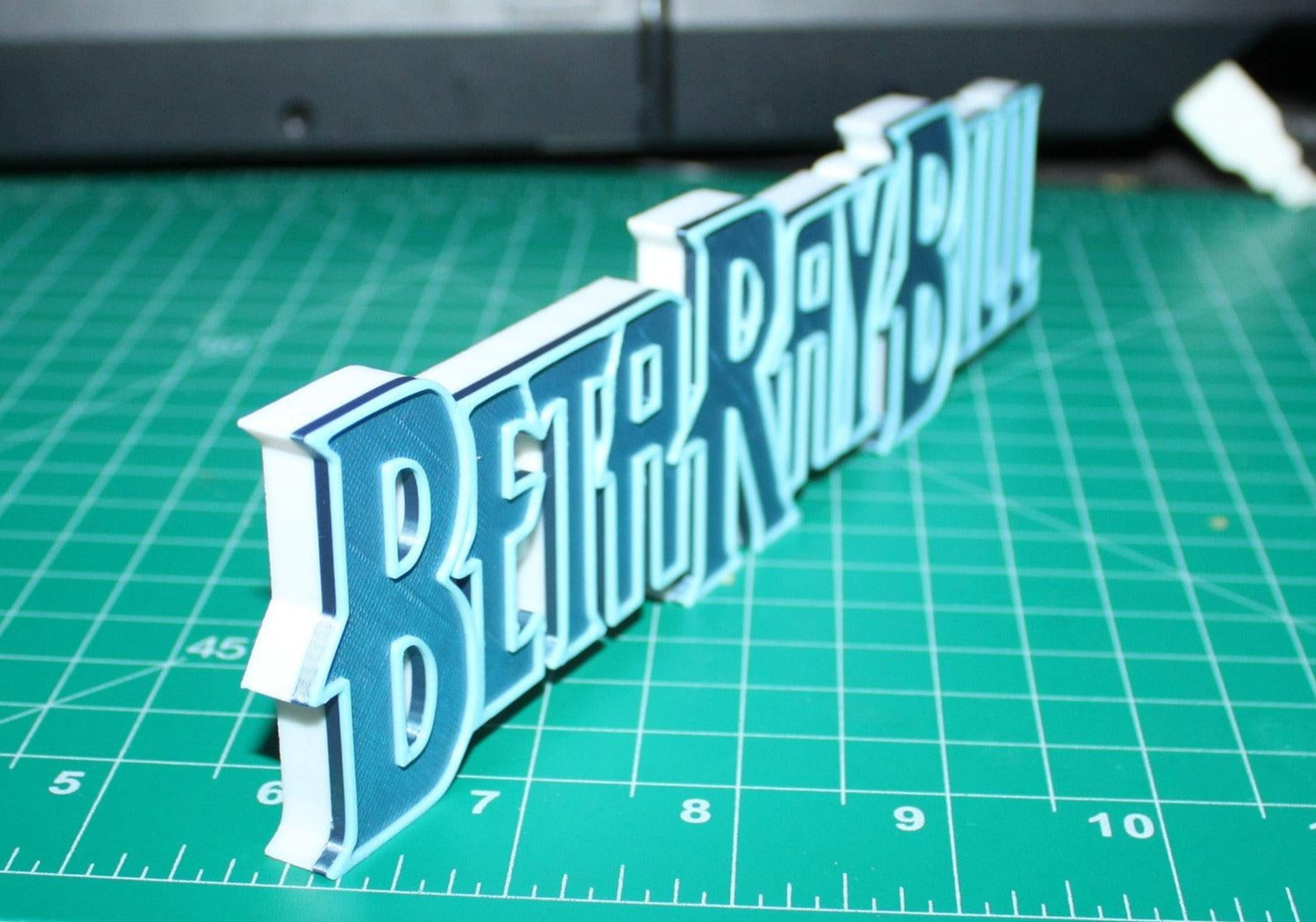 Beta Ray Bill 3D printed Comic Logo Art