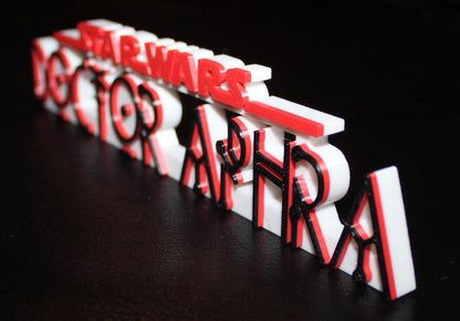 Doctor Aphra 3D printed Logo Art