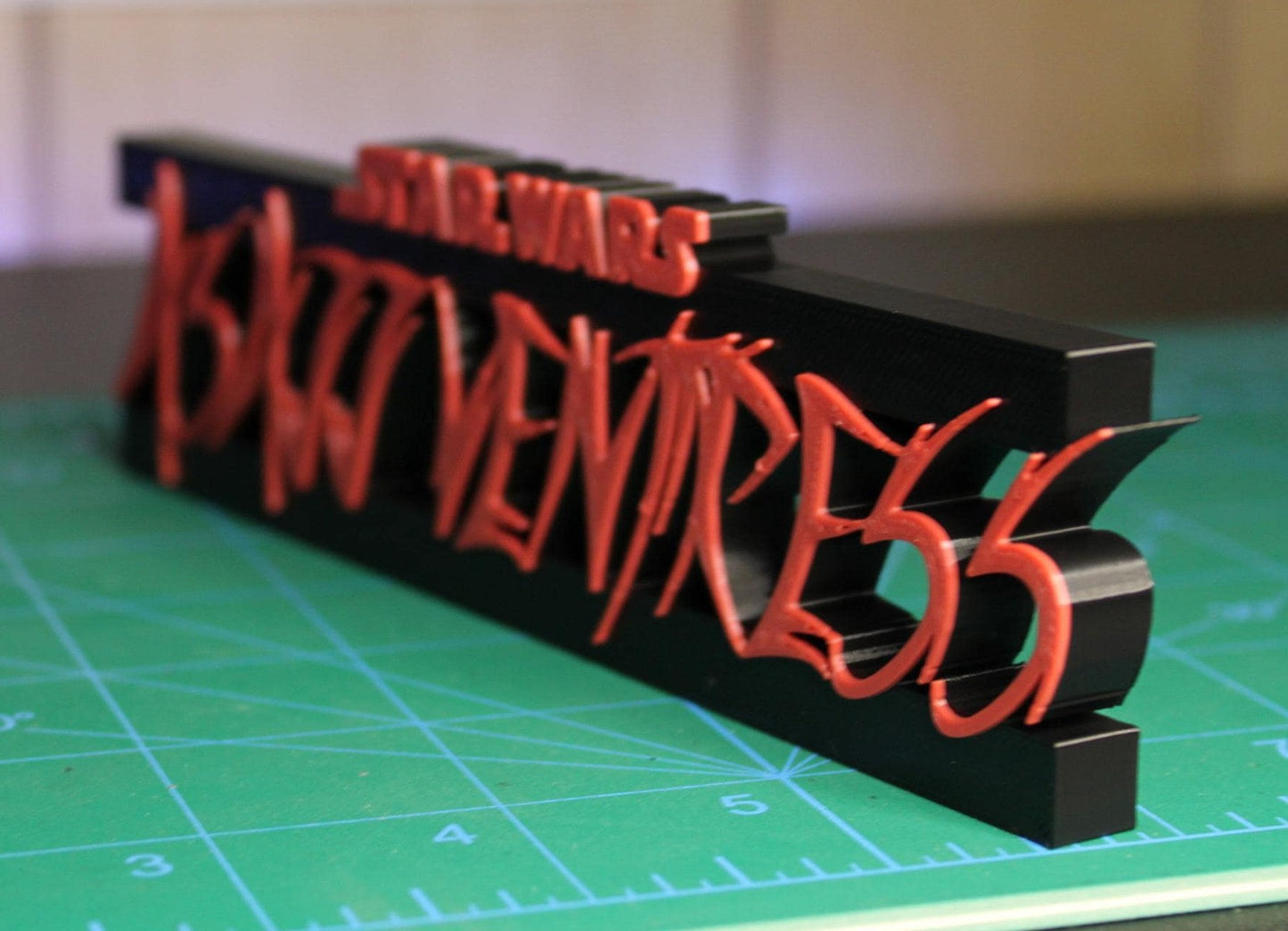 Asajj Ventress 3D printed Logo Art