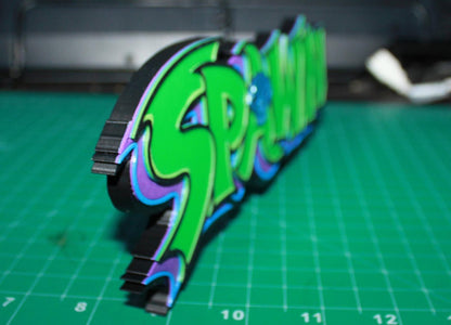 Spawn 3D printed Logo Art