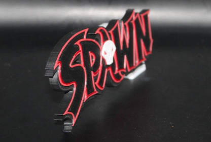 Spawn 3D printed Logo Art