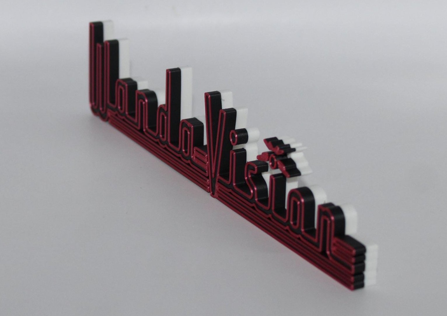 Wanda Vision 3D Printed Logo Art