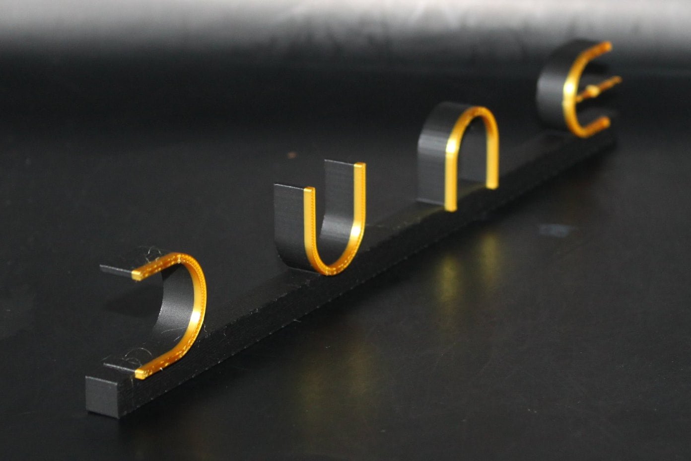 Dune 3D printed Logo Art