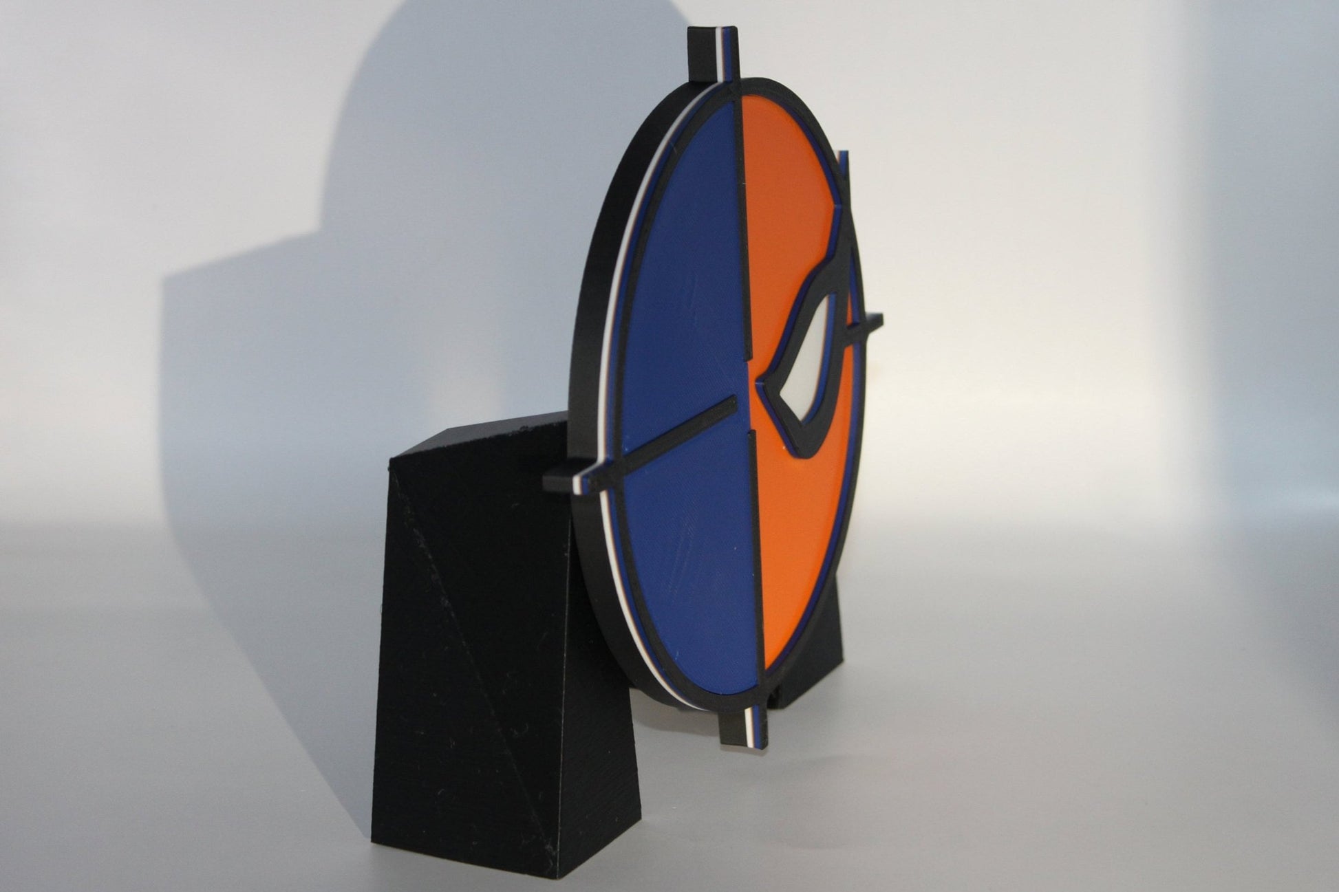 Deathstroke 3D printed Comic Logo Art